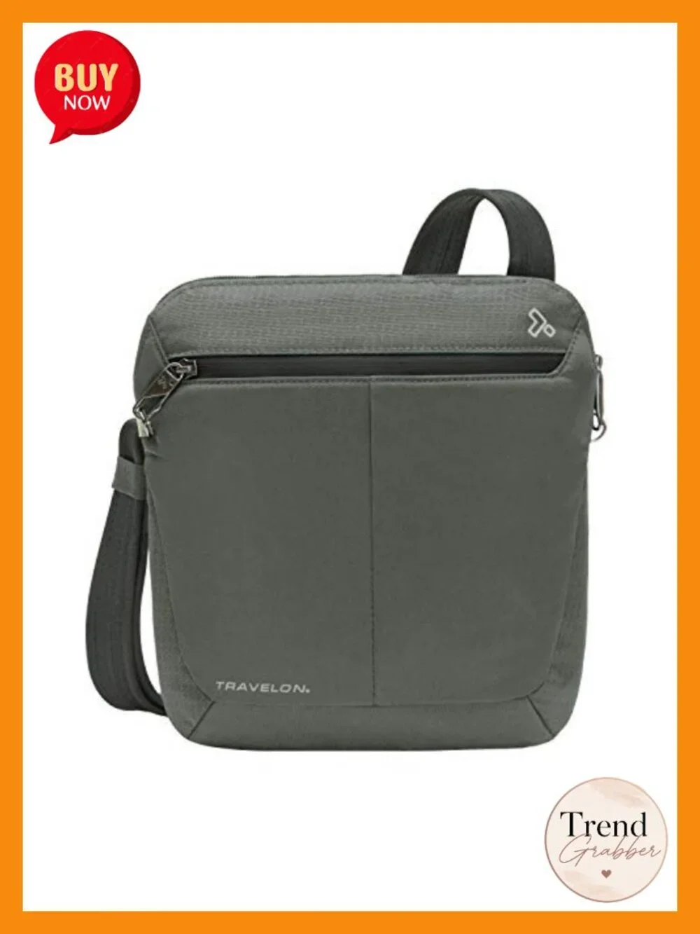 5-Point Anti-Theft Small Crossbody Bag with RFID Blocking